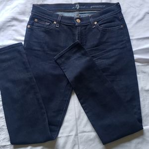 7 for all mankind skinny stretchy jeans size 29
